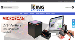 Desktop Screenshot of kingbarcode.com